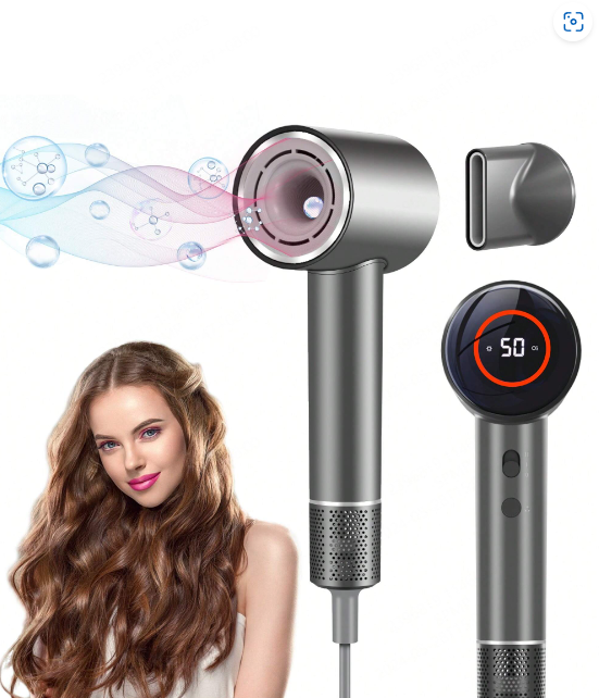 Hair Dryer, High-Speed Blow Dryer With 3 Heating Settings & 2 Speeds, 110,000 RPM Lightweight Ionic Hair Dryer, Low Noise, For Home, Travel, Salon, Gift